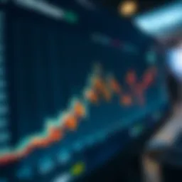 Graph illustrating price trends of top gaining cryptocurrencies