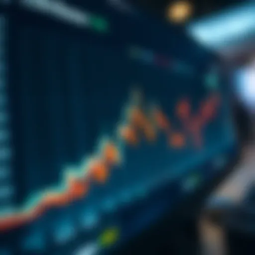 Graph illustrating price trends of top gaining cryptocurrencies