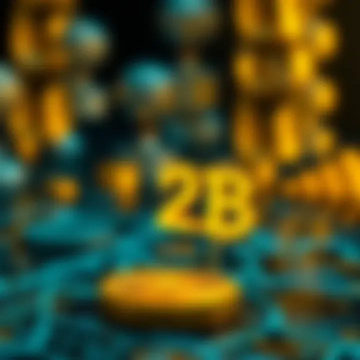 B2B Transactions and Their Frameworks Illustration of Business-to-Business cryptocurrency frameworks