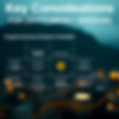 Key Considerations for Cryptocurrency Investors Infographic summarizing key considerations for cryptocurrency investment