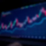 Graph illustrating cryptocurrency market trends