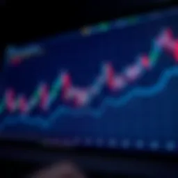 Graph illustrating cryptocurrency market trends