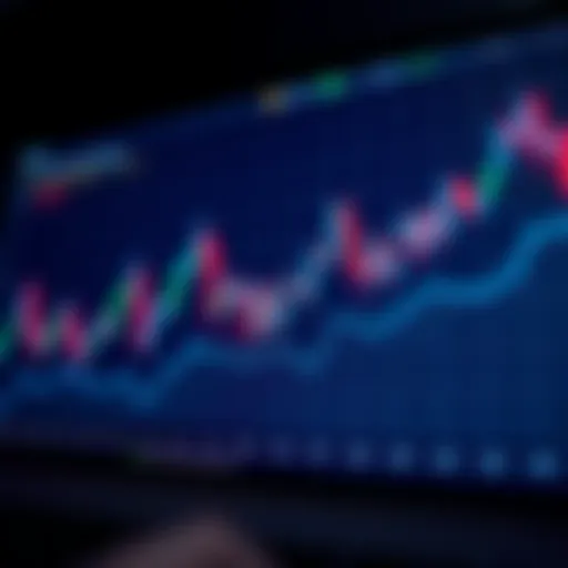 Graph illustrating cryptocurrency market trends