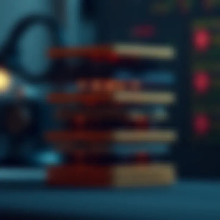 Visual representation of application security stack layers