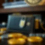Visual representation of a cryptocurrency wallet security features