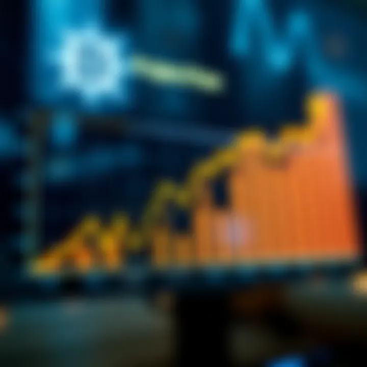 Projected Returns on Cryptocurrency Graph showing potential future returns on crypto investments