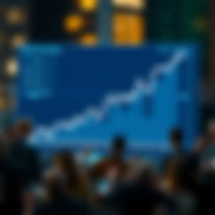 Graph illustrating the market trends of emerging cryptocurrencies