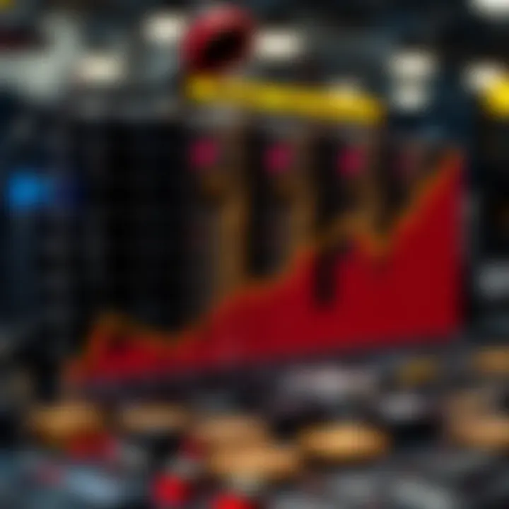 Economic Trends in Cryptocurrency Mining Graph depicting economic trends in cryptocurrency mining