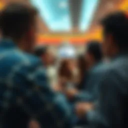 A vibrant Telegram group chat showcasing active discussions about cryptocurrency trends.