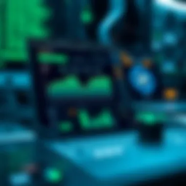 Intuitive Mining Application User Interface User interface of a mining application