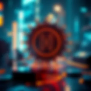 Potential Use Cases of Harmony Coin A futuristic depiction of potential use cases for Harmony Coin within digital ecosystems.