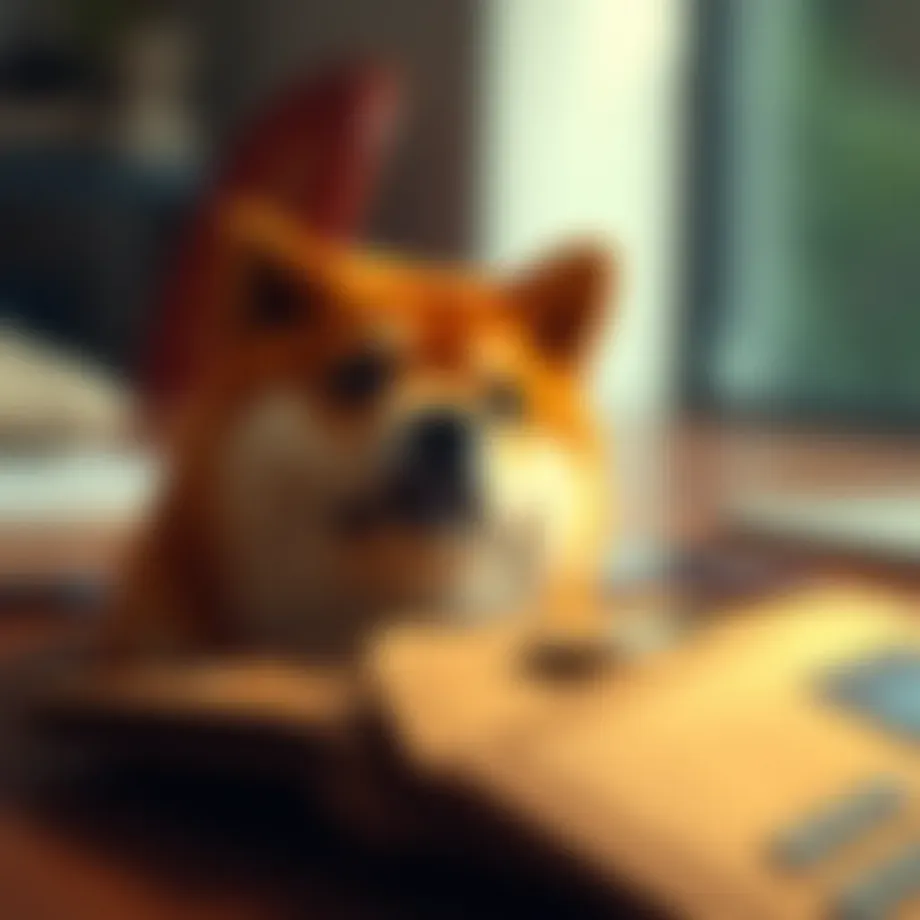A digital wallet interface displaying Shiba Inu tokens
