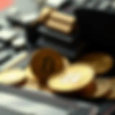 Visual representation of recovery coin holders in a digital wallet