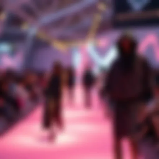 Digital Showcase: The Future of Fashion Events Virtual fashion show showcasing digital garments