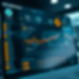 Visual representation of an ICO watchlist dashboard