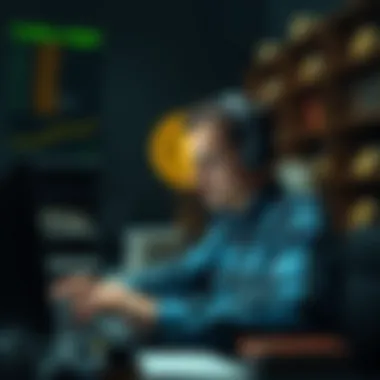 Effective Crypto Management User managing cryptocurrency assets