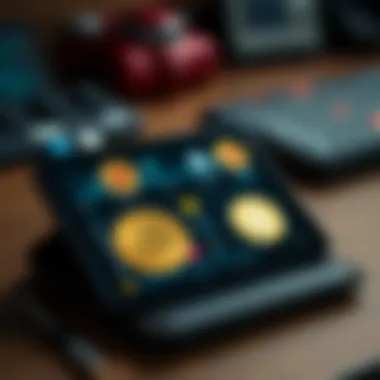 Exploring Digital Wallets for Cryptocurrencies A digital wallet interface showcasing various cryptocurrencies