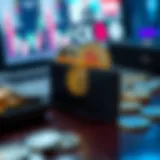 Digital wallet showcasing various cryptocurrencies