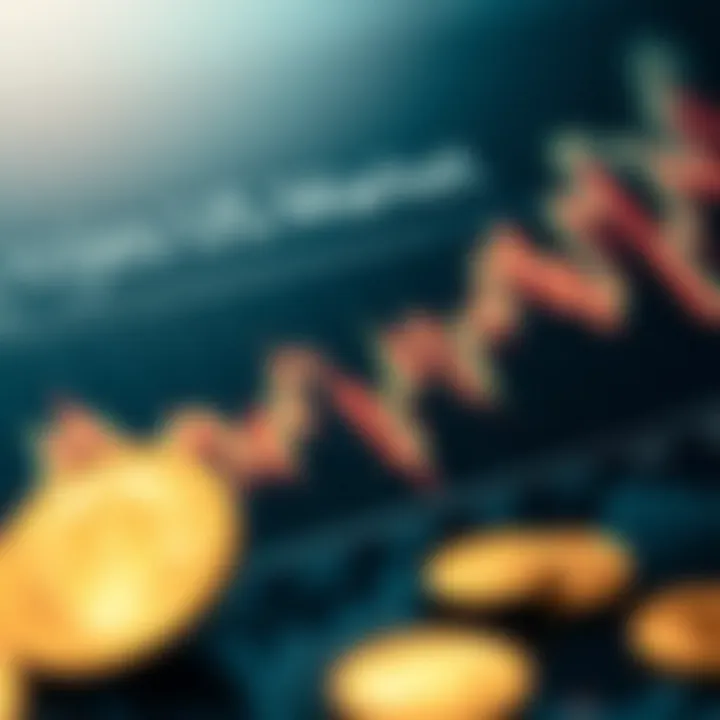 Chart illustrating cryptocurrency market trends