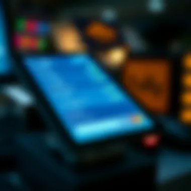 Innovative Digital Payment Solutions Cryptocurrency payment interface on a digital device
