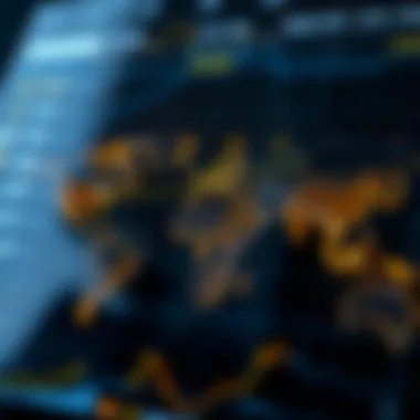 Cross-Border Transactions Revolutionized A global map showcasing cross-border cryptocurrency transactions