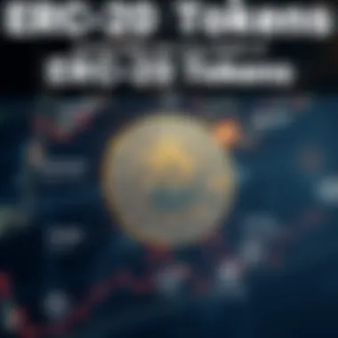 Graphical representation of ERC 20 token advantages and challenges