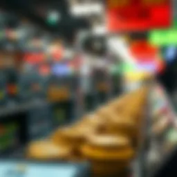 Visual representation of market buy transactions in cryptocurrency