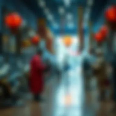 Cultural icons represented as NFTs in a digital gallery