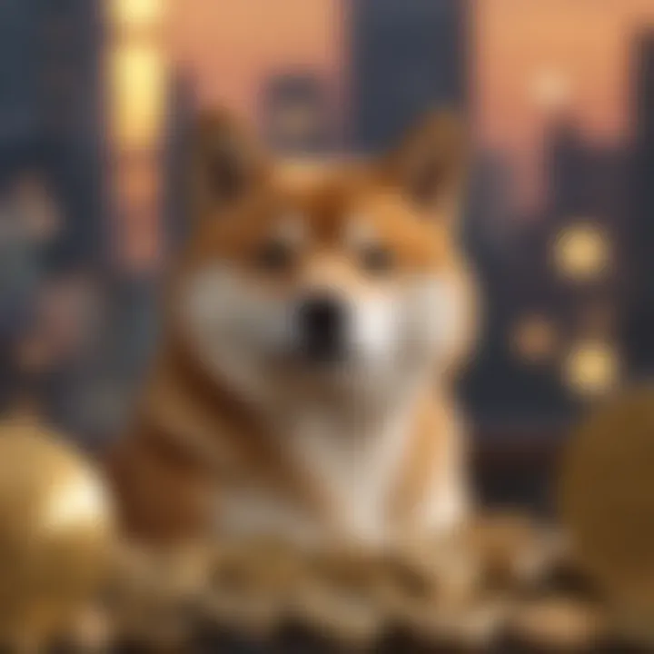 Visual representation of trading strategies for Shiba Inu Coin