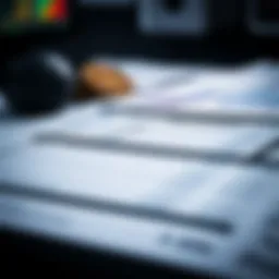 Detailed view of a Profit and Loss statement layout