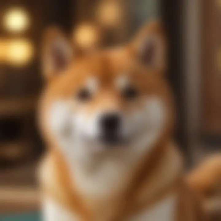 Chart showing Shiba Inu price trends